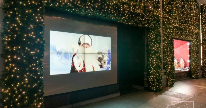 Selfridges In-window Video Wall Display Overcomes Direct Sunlight