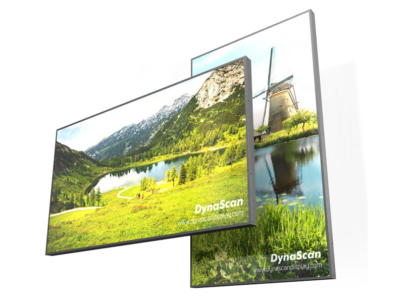 DynaScan Updates 65-inch 4,000 nits Display with Media Player and Lower Power Consumption